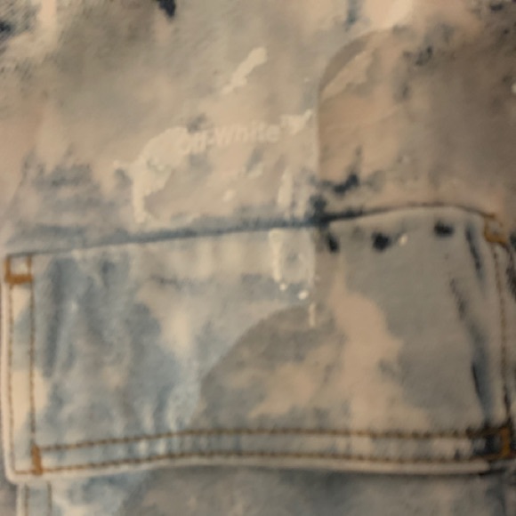 OFF-WHITE denim arrows button down shirt bleached - Picture 6 of 8